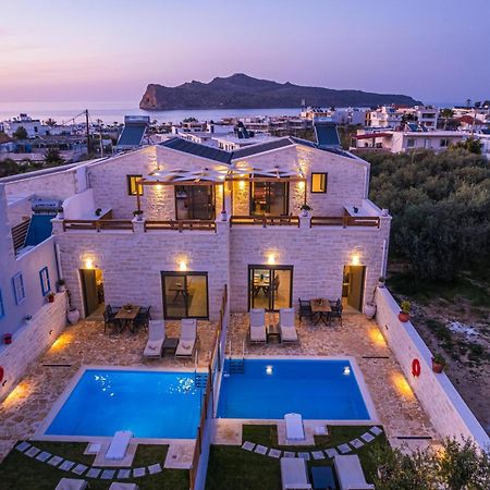 Sun Flower Villas With Sea View Agia Marina  Luaran gambar