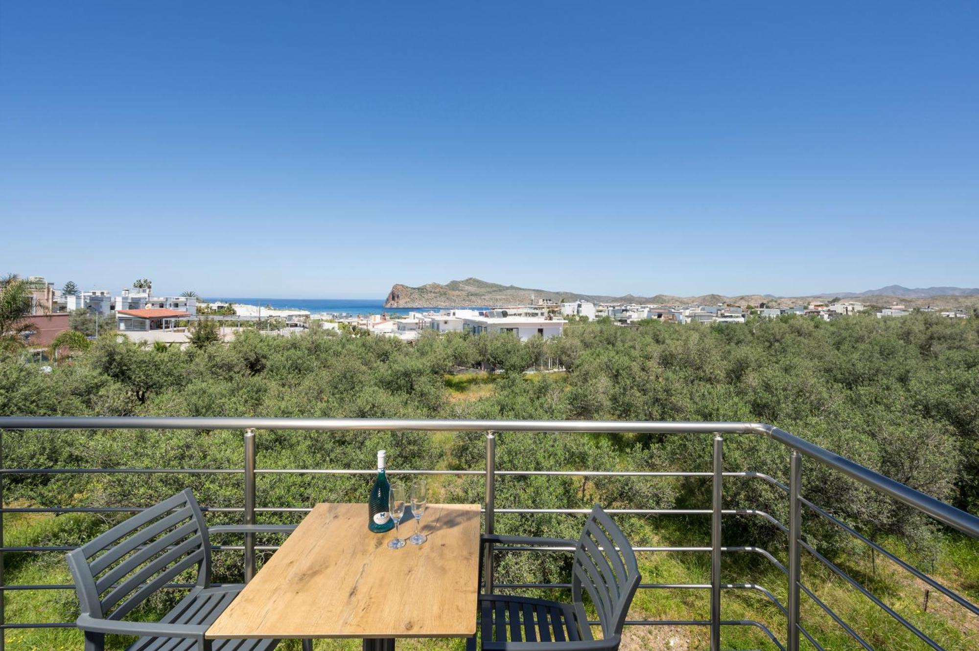 Sun Flower Villas With Sea View Agia Marina  Luaran gambar