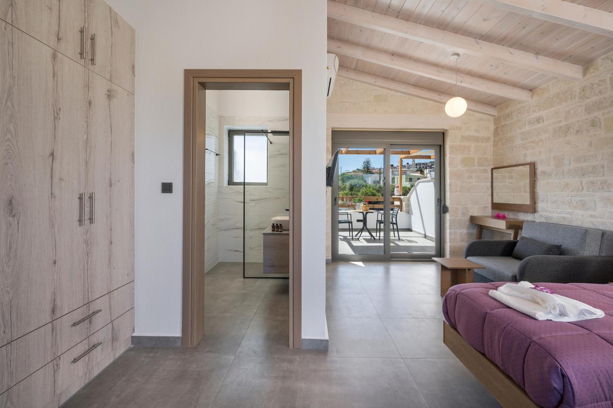 Sun Flower Villas With Sea View Agia Marina  Luaran gambar