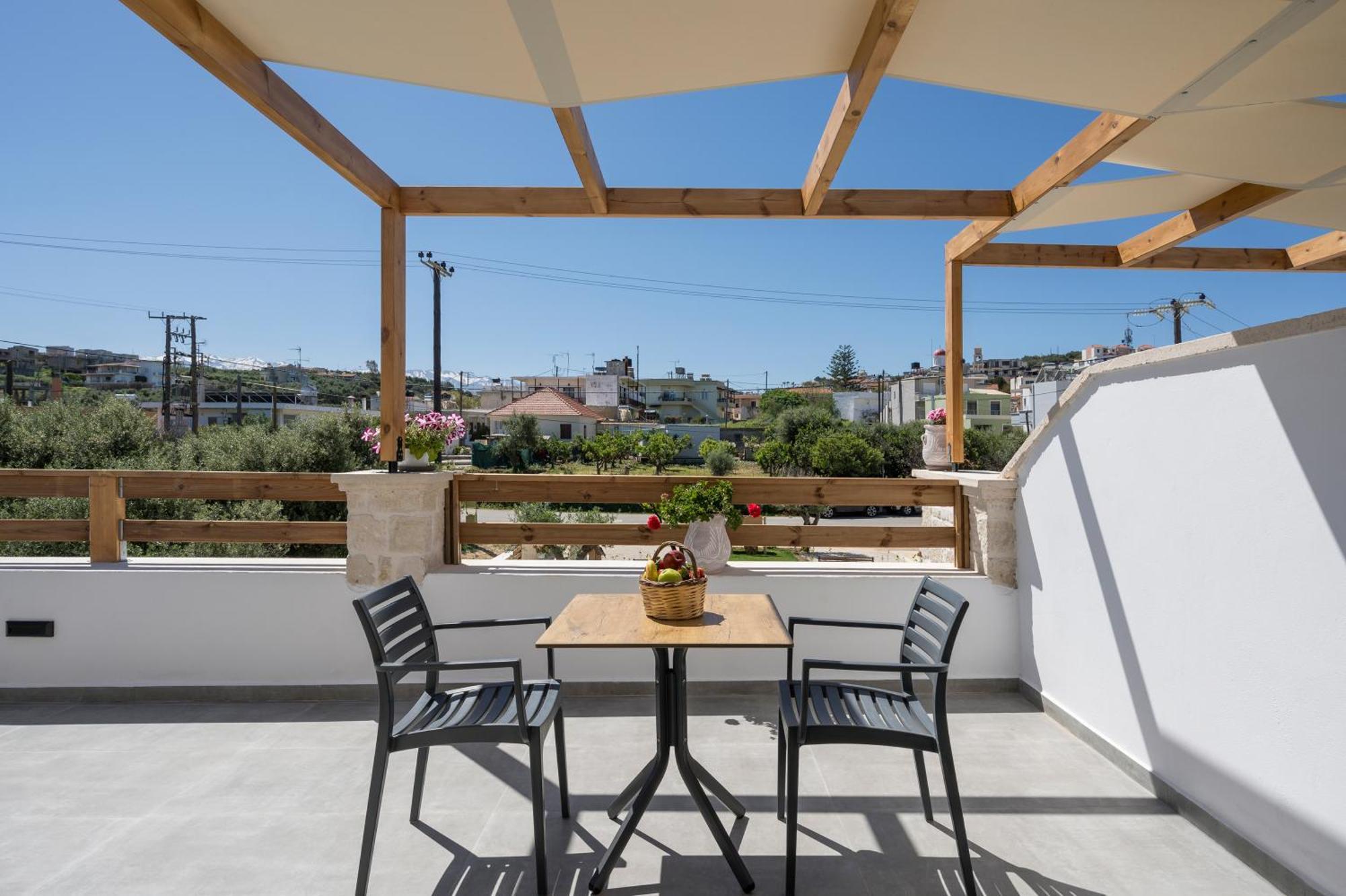 Sun Flower Villas With Sea View Agia Marina  Luaran gambar