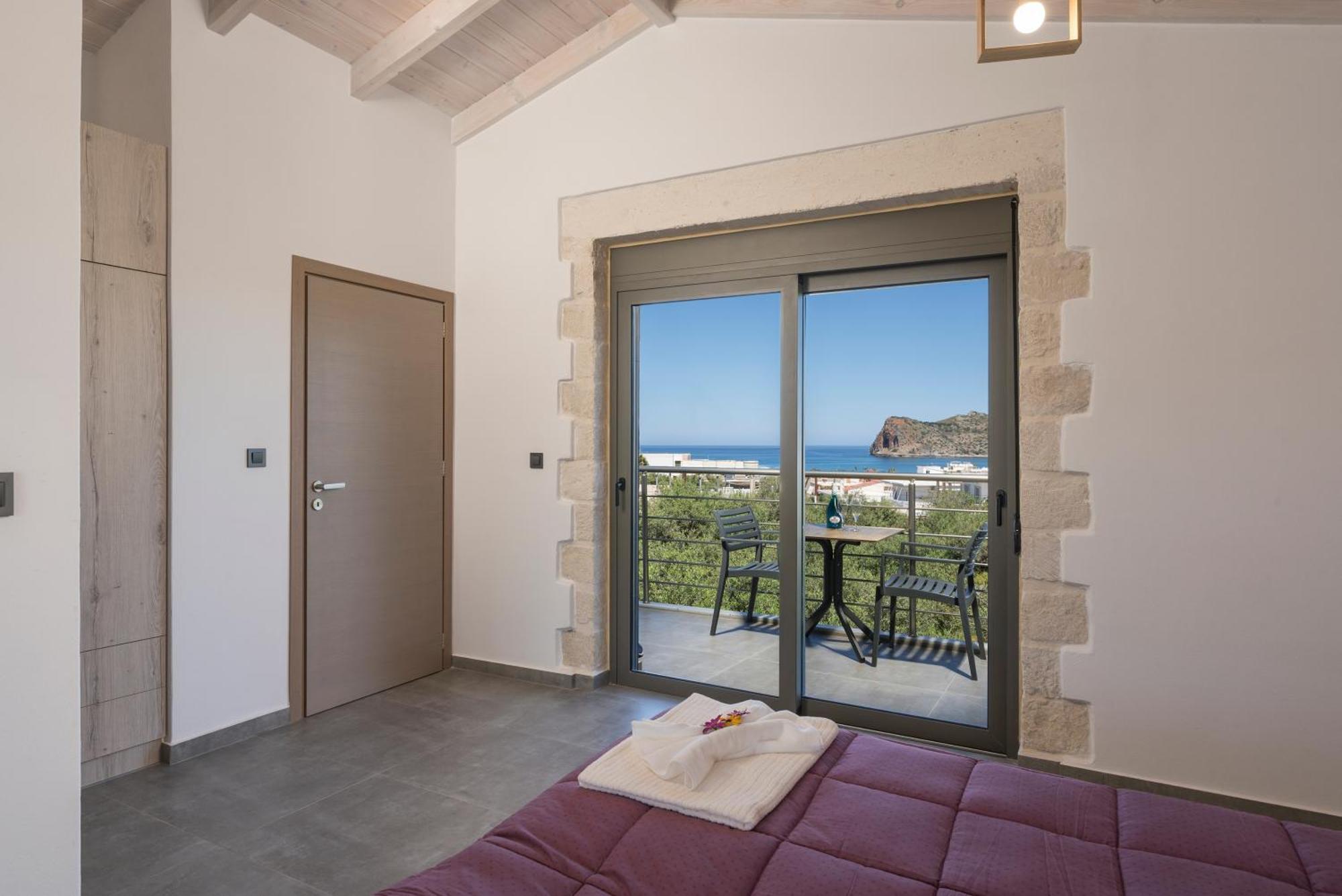 Sun Flower Villas With Sea View Agia Marina  Luaran gambar