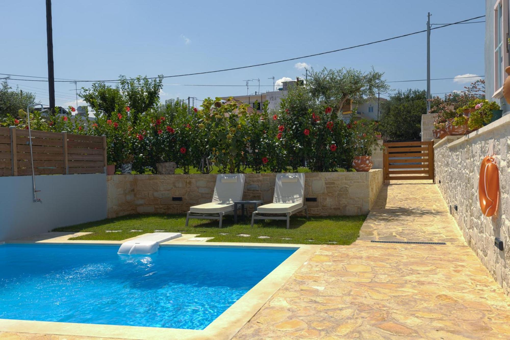 Sun Flower Villas With Sea View Agia Marina  Luaran gambar