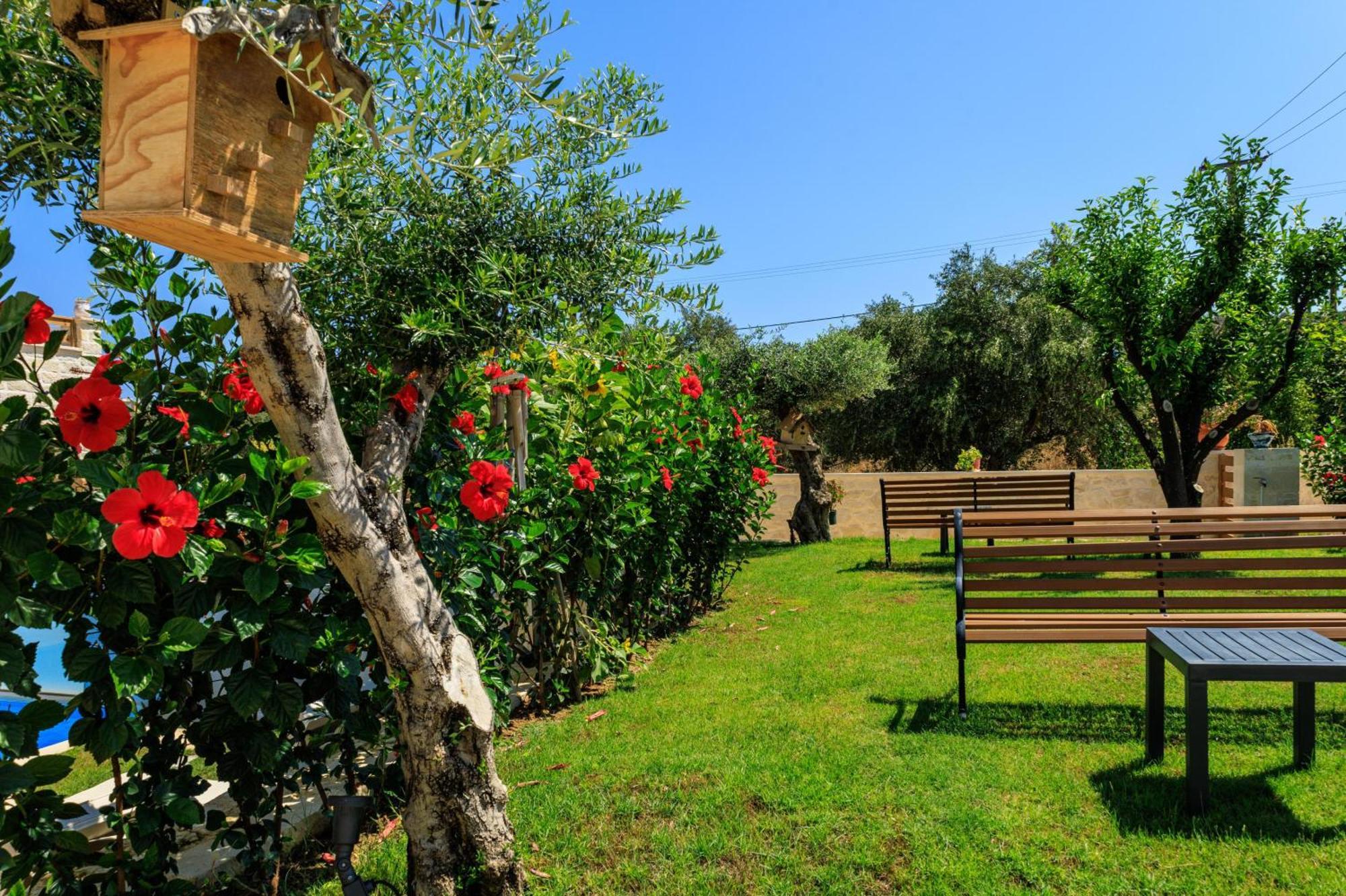 Sun Flower Villas With Sea View Agia Marina  Luaran gambar